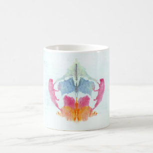 Der Rorschach-Test Klecksografien Tafel 8 Tier Kaffeetasse