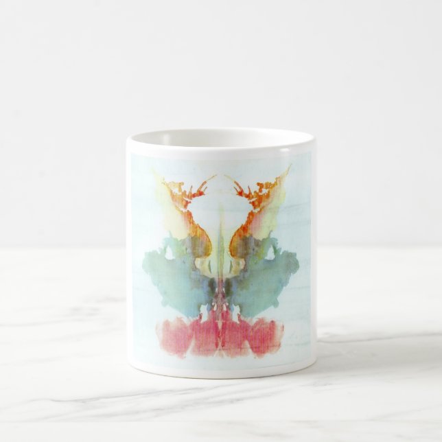 Der Rorschach-Test Klecksografien Tafel 9 Mensch Kaffeetasse (Mittel)