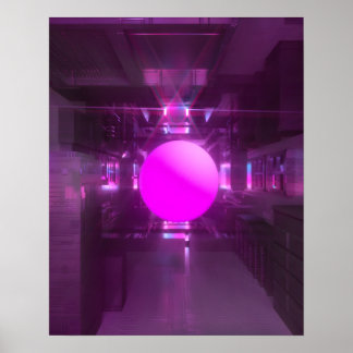 Der rosa Ball Poster