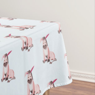 Der rosa Esel Tischdecke