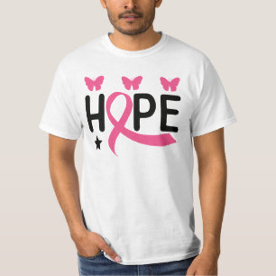 Der rosa Ribbon-Krieger kämpft gegen Brustkrebs im T-Shirt