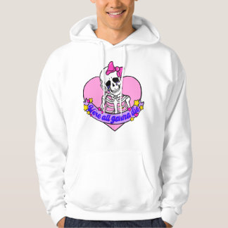 Der Rosa-Schädel die alle Hoodie