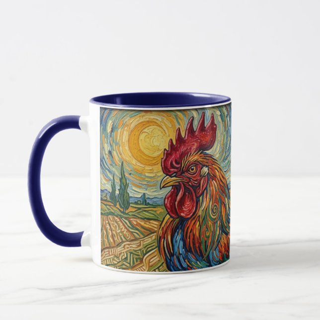 der Roster-König Tasse (Links)