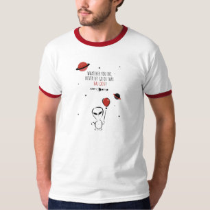 DER ROTE BALLON-T - SHIRT durch ALIEN-ZUHÄLTER
