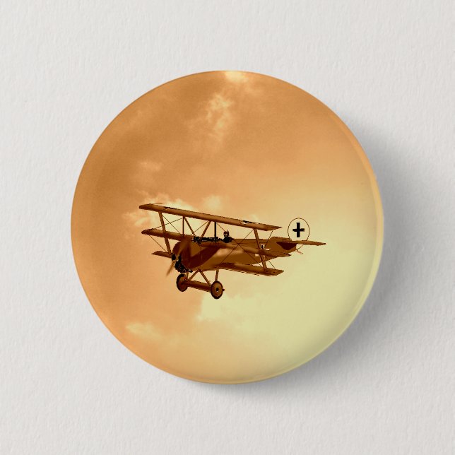 Der rote Baron Button (Vorderseite)