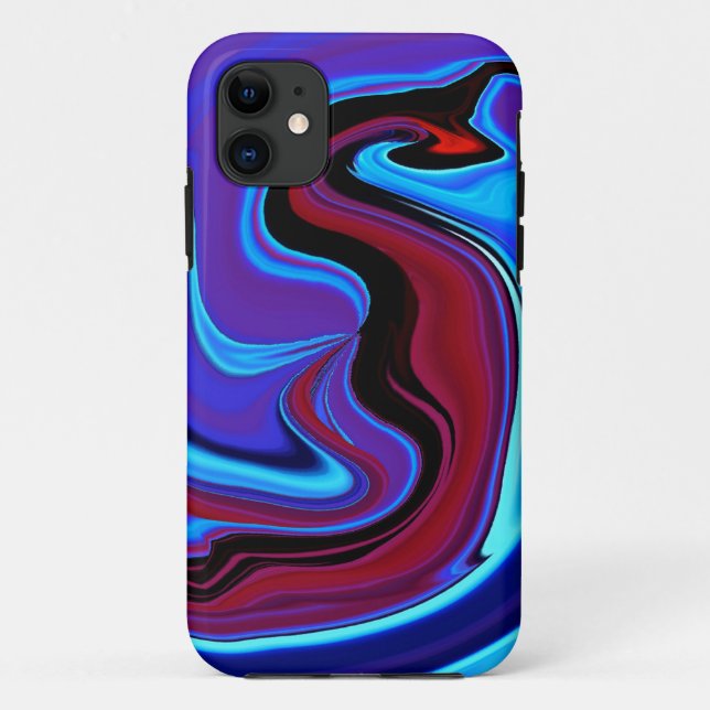Der rote Drache Abstrakt Case-Mate iPhone Hülle (Rückseite)