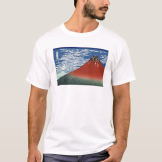 Der rote Fujisan T-Shirt