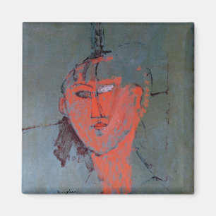 Der rote Kopf, c.1915 Magnet