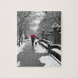 Der rote Regenschirm