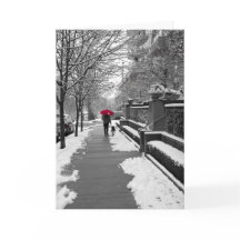 Der rote Regenschirm