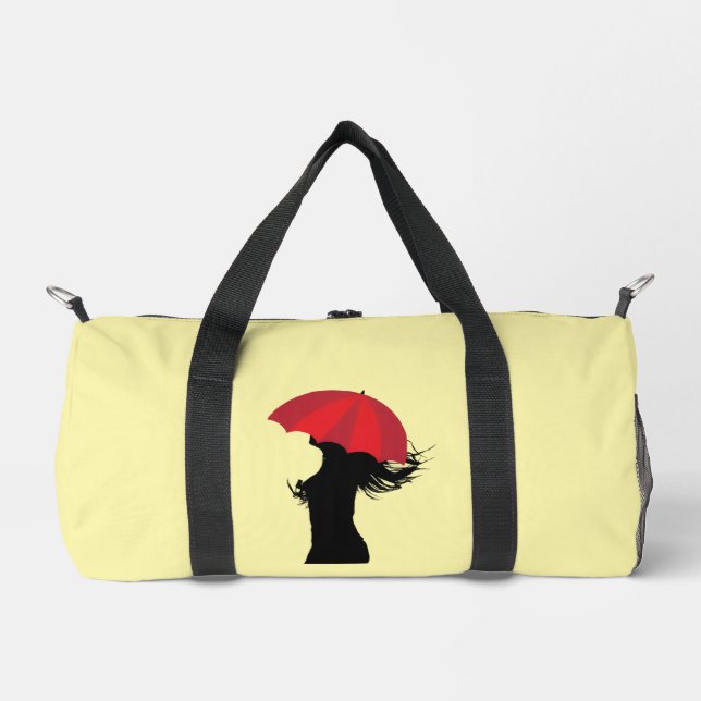 Der Rote Schirm Klein Duffle Bag (Vorderseite)
