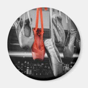 Der rote Slipper Magnet