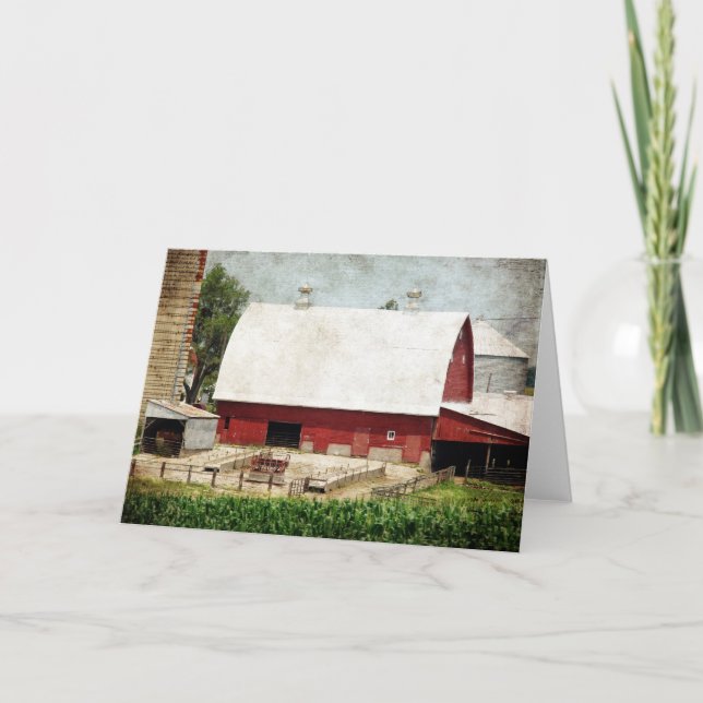 Der rote Stall Karte (Vorderseite)