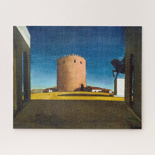 Der Rote Turm | Giorgio de Chirico |  (Horizontal)