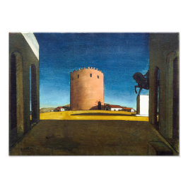 Der Rote Turm | Giorgio de Chirico |  Fotodruck