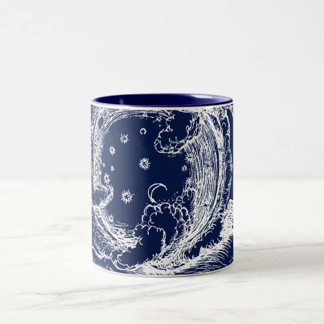 Der Rubaiyat der Schöpfung Omar Khayam Zweifarbige Tasse (Mittel)