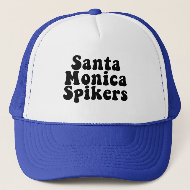 Der Rücken Santa Monica Spikers 70er Hut! Truckerkappe (Vorderseite)