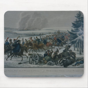 Der Rückzug der französischen Armee von Moskau Mousepad