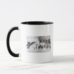 Der Rückzug, veröffentlicht 1775 Tasse