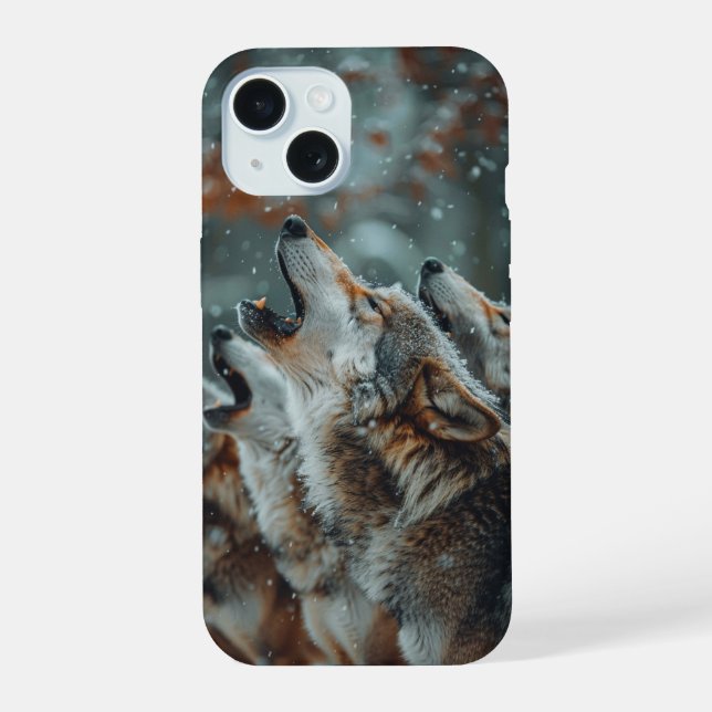 Der Ruf der Wölfe   iPhone 15 Hülle (Rückseite)