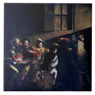 Der Ruf des heiligen Matthew, Caravaggio Fliese