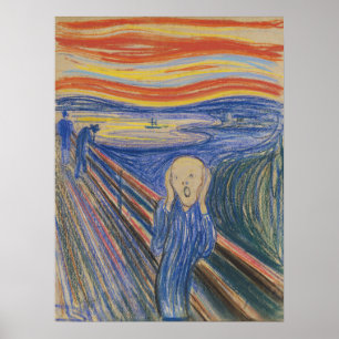 Der Ruf des Souls, der Schrei von Edvard Munch Poster