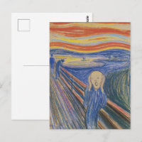 Der Ruf des Souls, der Schrei von Edvard Munch