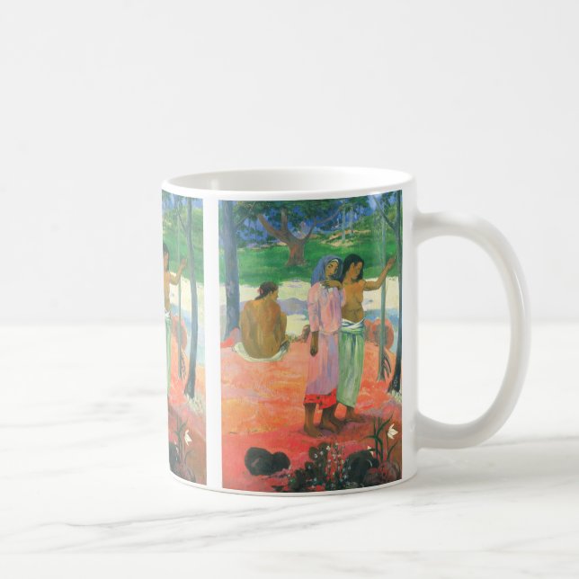 Der Ruf - Paul Gauguin Kaffeetasse (Rechts)