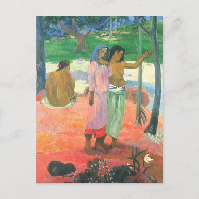 Der Ruf - Paul Gauguin Postkarte (Vorderseite)