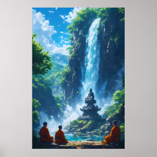 Der ruhige Aufstieg der Mönche Poster