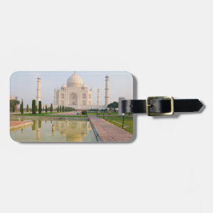 Der ruhige friedliche Taj Mahal bei Sonnenaufgang Gepäckanhänger