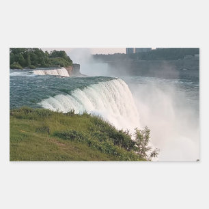 Der Ruhm der Natur: Niagarafälle Rechteckiger Aufkleber