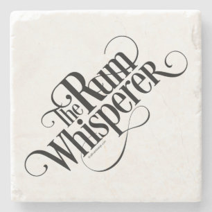 Der Rum Whisperer Steinuntersetzer