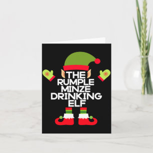 Der Rumple Minze Trinkende Elf Lustiger Whiskey Karte
