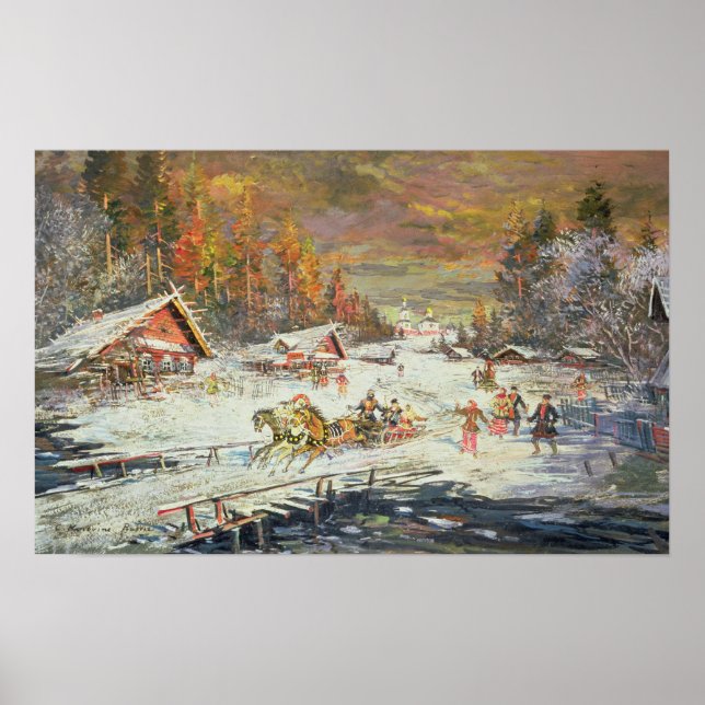 Der russische Winter 1900-10 Poster (Vorne)