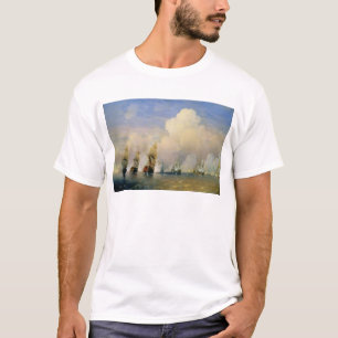 Der Russo-Schwedische Seekrieg nahe Kronstadt im T-Shirt
