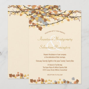 Der rustikale Herbst lässt Vintage Lichter frei Einladung