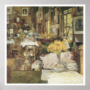 Der Saal der Blume, 1894 Childe Hassam Poster
