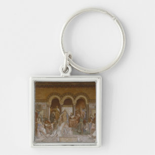 Der Saengerkrieg, c.1854-55 Schlüsselanhänger