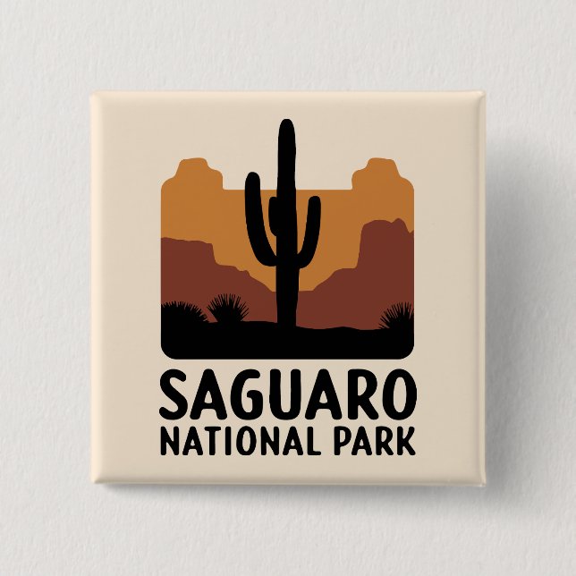 Der Saguaro Cactus Button (Vorderseite)