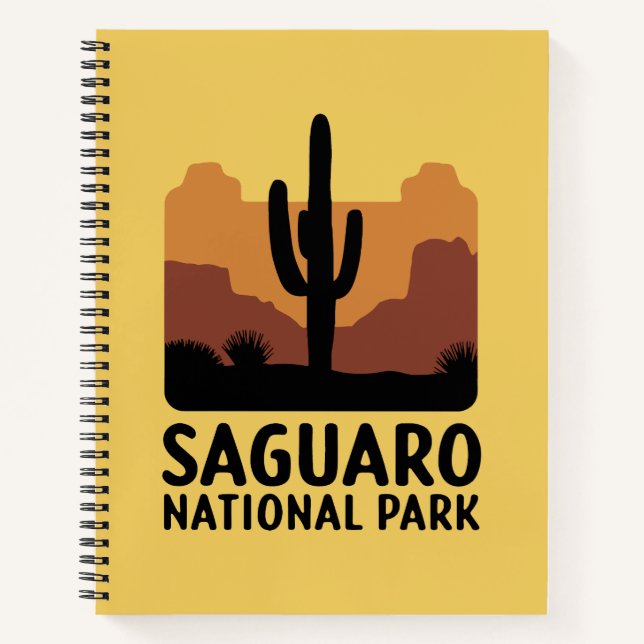 Der Saguaro Cactus Notizbuch (Vorderseite)