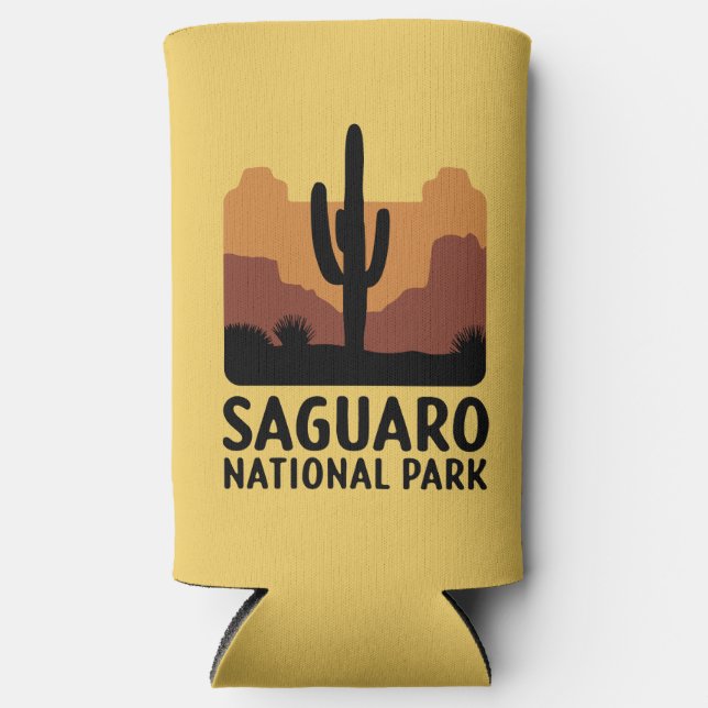 Der Saguaro Cactus Selters Dosenkühler (Vorderseite)