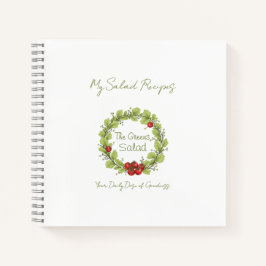 Der Salat der Grüntöne Notizbuch