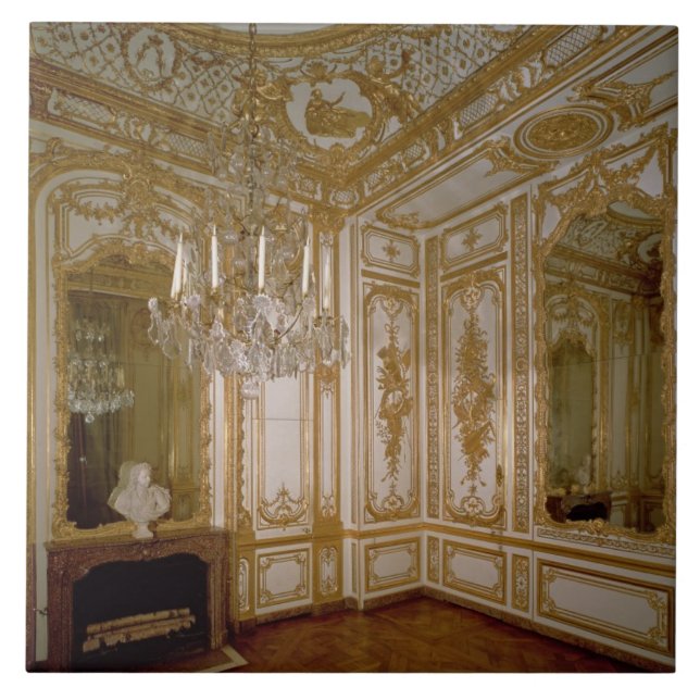 Der Salon de Musique (Musik-Raum) von Adelaide, Fliese (Vorderseite)