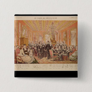 Der Salon von Victor Hugo Button