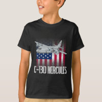 Der Salty Veteran C-130 Hercules American Flag Mil