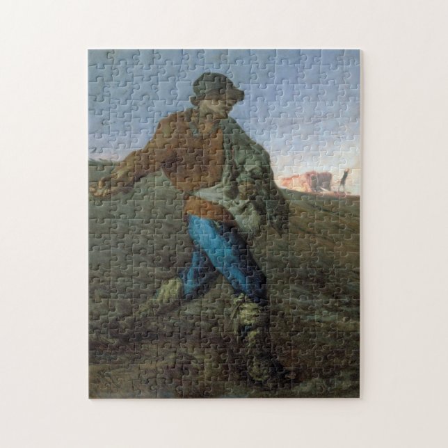 Der Sämann, Jean-Francois Millet (Vertikal)