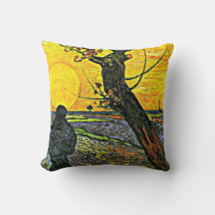 Der Sämann, Kunstgemälde von Vincent van Gogh Kissen