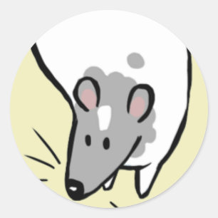 Der Sammelwütiger-Logo-Aufkleber Runder Aufkleber