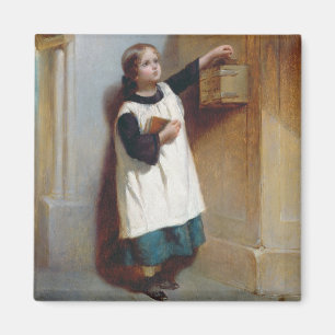 Der Sammlungs-Kasten (Öl auf Platte) Magnet